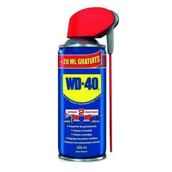 WD40 SPRAY DOUBLE POSITION 200ML+10% 331044